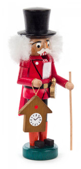 Miniature Bavarian Cuckoo Clock German Nutcracker – alternate view of the German nutcracker