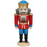 Miniature Red Crowned King German Nutcracker – German nutcracker by Seiffener Volkskunst eG