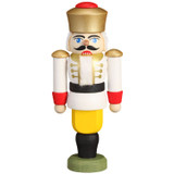 Nutcracker MINI King White Figurine – German nutcracker by Seiffener Volkskunst eG