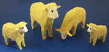 Sheep Figurine Set of Four – alternate view of the Christmas ornament