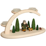Forest German Tealight Candle Arch Schwibbogen – Christmas light arch by Seiffener Volkskunst eG