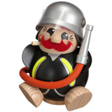 Chunky MINI Fireman German Smoker Incense Figure – German Christmas smoker by Seiffener Volkskunst eG