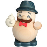 Chunky MINI Opa Grandpa Coffee German Smoker Incense Figure – German Christmas smoker by Seiffener Volkskunst eG
