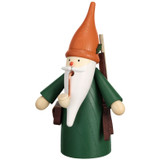 Forest Hunting Gnome German Smoker – German Christmas smoker by Seiffener Volkskunst eG