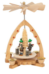 Pyramide Bayerntrio bunt aus Seiffen im Erzgebirge – Christmas pyramid by Richard Glaesser