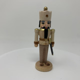 Nutcracker King Mini Figurine - Natural 3 in Tall – alternate view of the German nutcracker