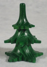 Tree Short Wood Figurine Green – Christmas ornament by Richard Glaesser