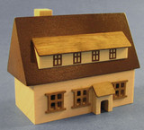 Two Story Building Open Windows – Christmas ornament by Zeidler Holzkunst GmbH