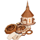 German DIY KIT - Illuminated Seiffen German Church – Christmas ornament by Seiffener Volkskunst eG