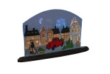 Christmas in Town - German Arch Lamp – alternate view of the Christmas light arch