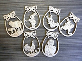 Paintable Spring German Ornaments – alternate view of the Christmas ornament