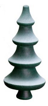 Winter Tree Green Medium Figurine – Christmas ornament by Zeidler Holzkunst GmbH