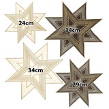 Star Table Topper – alternate view of the German handcrafted gift