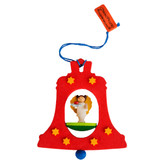 Red Bell Shaped Ornament - Angel – Christmas ornament by Graupner Holzminiaturen