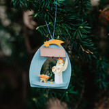 Angel - Nativity Scene Wooden Ornament – alternate view of the Christmas ornament