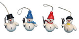 Snowman Ornament | 2 inches – alternate view of the Christmas ornament
