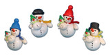 Snowman and Child Figurine - 2 Inches Tall – alternate view of the Christmas ornament