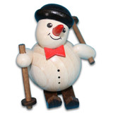 Snowman on Skis Figurine | 2 Inches – alternate view of the Christmas ornament