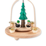 Miner Pyramid | Small 7 Inch Pyramid – alternate view of the Christmas pyramid