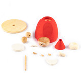 Unfinished Kit: Santa Claus Figurine – alternate view of the Christmas ornament