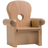 Natural Armchair for Sitting Smokers – German Christmas smoker by KWO
