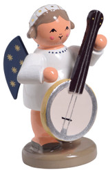 Angel Figurine with a Banjo – Christmas ornament by KWO
