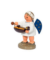 Angel Figurine with a Hurdy‐gurdy – Christmas ornament by KWO