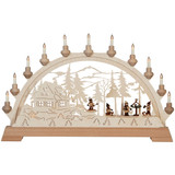 Archway ‐ "Feeding the birds" - German Arch Schwibbogen – Christmas light arch by Taulin