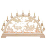 Santa with Sleigh Electric Arch – Christmas light arch by Taulin