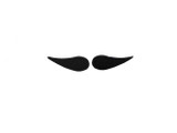 Beard for nutcracker, black, two‐parts – German nutcracker by KWO