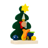 Tricycle in front of Tree Ornament – Christmas ornament by Graupner Holzminiaturen