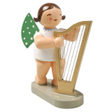 WENDT & KÜHN Angel Large Harp Figurine – alternate view of the Christmas ornament