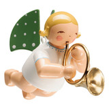 WENDT & KÜHN Ornament Flying Angel with French Horn – Christmas ornament