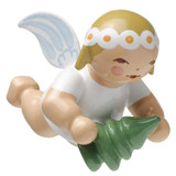 WENDT & KÜHN Goodwill Snowflake Marguerite Angel Ornament Holding a Tree – Christmas ornament