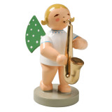 WENDT & KÜHN Standing Angel Saxophone Figurine – alternate view of the Christmas ornament