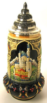 Castle View German Beer Stein – alternate view of the German handcrafted gift