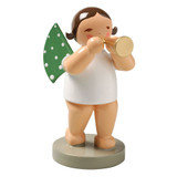 WENDT & KÜHN Standing Angel Small Horn Figurine – alternate view of the Christmas ornament