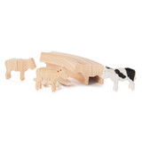 Cow 'Hoop Animal' - Handicraft Set (7 pieces) – Christmas ornament by Reifendreherei Harald Lorenz