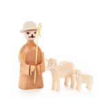 Shepherd with Two Sheep Set | 4.5cm – Christmas ornament by Lorenz Schneemannwelt