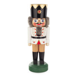 King in White Nutcracker | 23cm – German nutcracker by Jan Legler eK