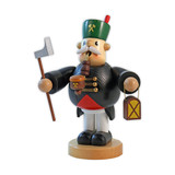 Miner with Pickaxe Incense Smoker | 7.5 Inches Tall – German Christmas smoker by Franz Karl