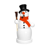 Snowman Incense Smoker | 6.7 Inches Tall – German Christmas smoker by Franz Karl