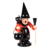 Large Witch Smoker | 10.2 in – German Christmas smoker by Gahlenz Holzkunst