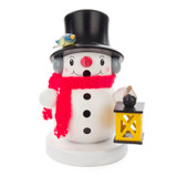 Snowman with a Lantern Smoker | 17cm – alternate view of the German Christmas smoker
