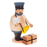 Post Office Worker Max Incense Smoker – alternate view of the German Christmas smoker