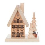 Forest Cabin Incense Smoker House – German Christmas smoker by Spielwarenmacher Gunther