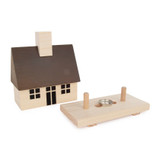 Erzgebirge House - Incense Smoker – alternate view of the German Christmas smoker