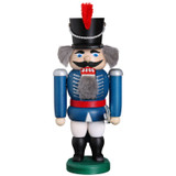 Hussar German Nutcracker in Erzgebirge Blue – German nutcracker by Seiffener Volkskunst eG