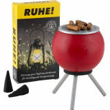 Red BBQ Bratwurst Incense Smoker – German Christmas smoker by Seiffener Volkskunst eG
