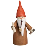 Lathe Turner Gnome German Smoker | 6.3 Inches – German Christmas smoker by Seiffener Volkskunst eG